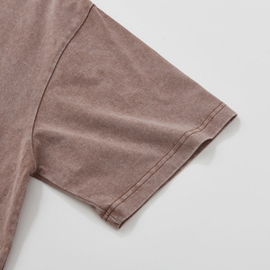 Camisetas de Hombre al por Mayor, Vintage Retro, 250g, Algodón Grueso, Transpirables para Verano, Tallas Grandes, Personalizadas, Ecológicas, Lavado Ácido - Product Image 5