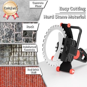 Ring Concrete Cutter <b>Saw</b>, Concrete <b>Saw</b> 20 Inch, 110V Pure Copper Motor with an Intelligent Water Pump for Reinforced Concrete - Product Image 3