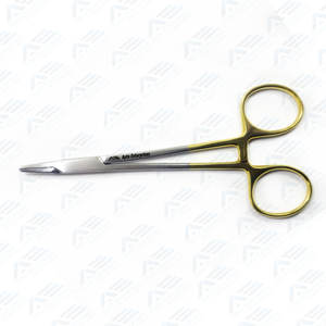 Tc Webster Porte-Aiguille 13 Cm En Acier Inoxydable Fait Instruments Chirurgicaux Courbé Lisse Or Suture Chirurgie Dentaire - Product Image 6