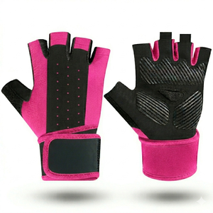 Unisex Anti-Slip Hypalon Rubber Gym Gloves for Fitness Workout and Weightlifting Crossfit Hand Grips With Wrist Protection - Product Image 6