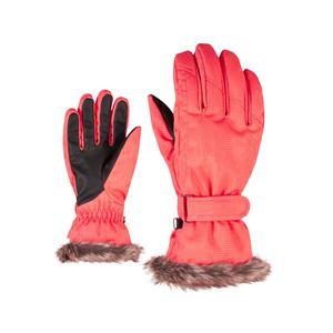 Pantalla táctil Snowboard Snowmobile Clima frío Damas Impermeable Invierno Snowboard Transpirable Moda-Fur Ski Mittens Guantes - Product Image 1