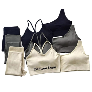 Conjunto de yoga para mujer de la mejor calidad, diseño personalizado, conjunto de yoga resistente hecho en Pakistán - Product Image 1