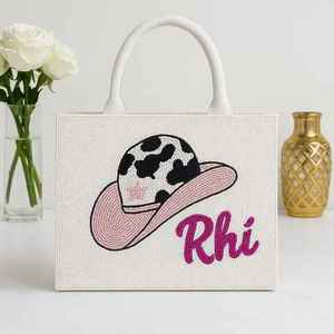Sac fourre-tout promotionnel artisanal de luxe indien fait main, forme baguette, perles de verre multicolores, décontracté et durable - Product Image 6