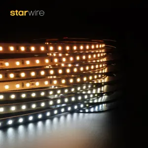 2 Wires CCT Adjustable Design IP20 Waterproof 12V 50mm/ 3LEDs CTA 2835 Led Strips For Cabinet Lighting