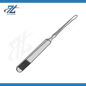 Elevador periostal Adson con agarre serrado, 165 mm de largo, recto, 7 mm de ancho, acero inoxidable, instrumentos quirúrgicos manuales con certificación CE - Product Image 2