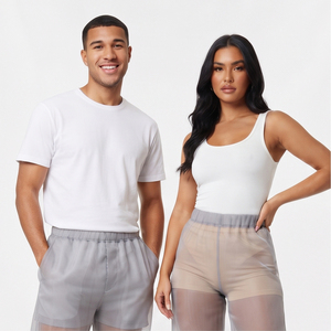 Pantalon transparent unisexe style décontracté sexy en maille fine, idéal pour le pyjama, l'été, séchage rapide, ou la natation - Product Image 6