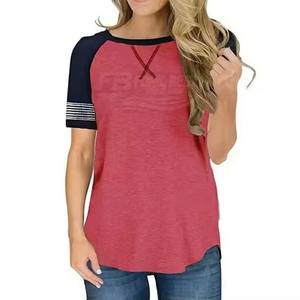Women's Printed Summer Casual Tee Shirts Breathable 100% Cotton <b>Tops</b> Short Sleeve Lightweight Comfortable Female Wear OEM ODM - Product Image 1