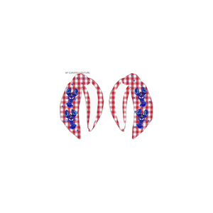 Serre-têtes tendance perlés et noués, brodés à la main, couleur personnalisée, écologiques, pour femmes, thème écrevisse, collection Ap Curated Couture - Product Image 6