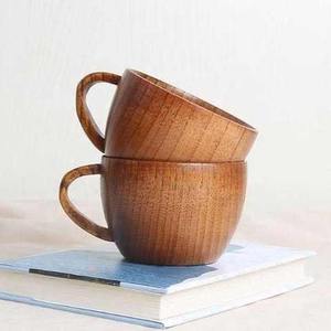 Natural Acacia Wood Wooden Coffee Cup Eco Friendly Handmade Tea cup <b>Mug</b> <b>Reusable</b> Kitchen Drinkware Factory Price - Product Image 1