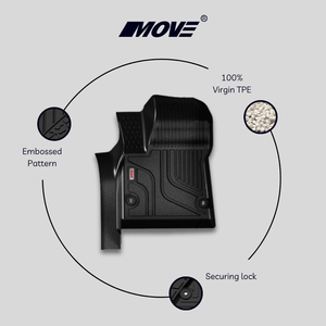 Doublures de sol en TPE fabriquées au Vietnam pour Toyota Innova 2023 + Tapis de voiture antidérapants durables tous temps de haute qualité Protection intérieure - Product Image 4