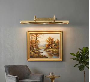Luxury Solid Brass Picture Light <b>Sconce</b> Mid Century Art Deco Wall <b>Lighting</b> Adjustable Brass Artwork Lamp Premium Wall Mounted - Product Image 4