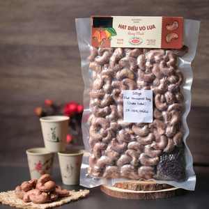 Vacuum Packaging Premium Buttery Flavor Organic OEM Service Available Vietnam Factory Roasted Dried Cashew <b>Nuts</b> 500g - Product Image 3