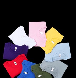 Camiseta Minimalista con Cuello Acanalado Grueso • Paquete de Camisetas de Algodón Pesado de Calidad Premium Estilo Urbano - Product Image 4