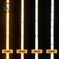 Tira de Luz LED COB con Certificación UL, Inteligente, Flexible de 5m, 24v 12V, Blanco Cálido, Blanco Puro, 3 Años de Garantía, Tira de Luz FCOB