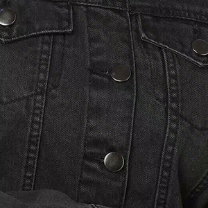 Custom Women Denim Jacket Oversized Vintage Washed Casual Streetwear Button Up Jean Jacket for Spring Autumn Fashion - Product Image 6