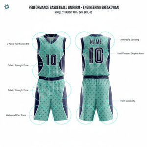 Pro Felt Sportswear Clothing Top Quality Basketball Team Wear Quick Dry Sublimated Athletic High Waist Shorts & Sleeveless Shirt - Product Image 2