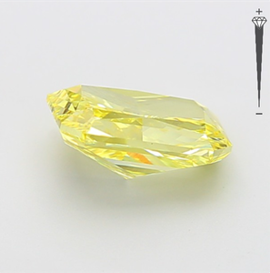 Diamante Cultivado en Laboratorio con Certificación IGI, Corte Radiante de 3.00 CT, Color Amarillo Intenso Fantasía, Claridad VVS2, CVD LG 792667737, ROYAL GEMS PARA JOYERÍA - Product Image 4