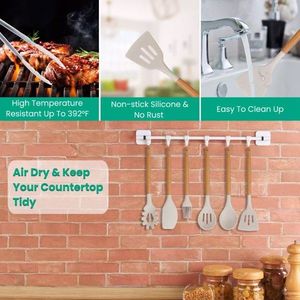35pcs Kitchen Cooking Tool Set Spatula and Baking <b>Utensil</b> Accessory Holder Egg Whisk Separator Necessary Kitchen Necessities - Product Image 2