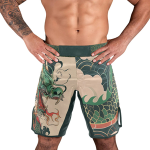 Men MMA Shorts Sublimation Printed <b>Dragon</b> Design Quick Dry 100 Polyester Regular Fit Adult Mixed Martial <b>Arts</b> Training Wear - Product Image 6