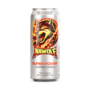 Bebida Energética NAWOLF Super Power en Lata de Aluminio, Sin Gas, Precio Económico, Bajo MOQ, Directo de Fábrica, Stock Fresco - Product Image 4