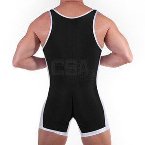 Singlet Professionale da Wrestling: Uniforme Sportiva a Compressione Confortevole per Allenamenti, Partite ed Eventi <span class=keywords><strong>di</strong></span> Wrestling - Product Image 2