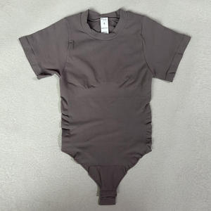 Ropa Deportiva de Yoga sin Costuras de Verano con Logotipo Personalizado, de Una Pieza, Ajustada, Moldeadora de Cadera y Control de Abdomen para Ejercicio en Invierno - Product Image 4