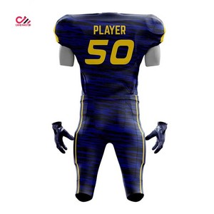 Uniforme de football américain de qualité supérieure, personnalisé, respirant, maillot et pantalon d'équipe, vêtements de sport unisexes, uniforme de football américain - Product Image 3