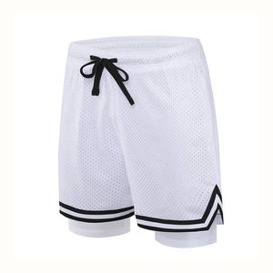 Shorts de basket-ball pour hommes personnalisés, style streetwear, légers, respirants, anti-transpiration, en mesh - Product Image 4