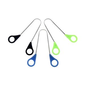 Colorful Ring Handle Tongue Scraper U Shape Stainless Steel Wire Multicolor Oral Hygiene Bacteria Bad Breath Remover Reusable - Product Image 2