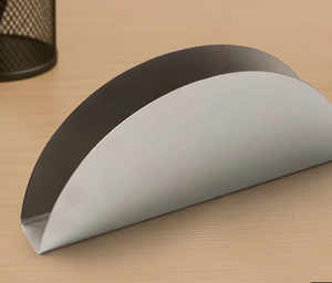 Porta pañuelos de acero inoxidable con logo personalizado, piezas decorativas para mesa de comedor, al mejor precio. - Product Image 3
