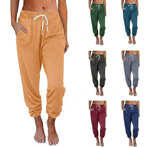 Servicio OEM, Pantalones Deportivos Casuales de Alta Calidad, Pantalones de Chándal Anchos, Pantalones Deportivos Holgados de Algodón, Pantalones Cargo Rectos para Mujer - Product Image 5
