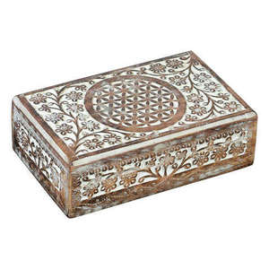 Caja de Madera Tallada a Mano, Caja de Madera Maciza de Mango, Caja de Joyería de Madera para Regalos, Venta al por Mayor de Fábrica al Mejor Precio, Caja de Regalo de Madera - Product Image 4