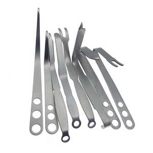 Kit d'instruments chirurgicaux orthopédiques pour l'articulation du genou : crochets de plateau tibial et rétracteurs, outils de chirurgie du genou, kit chirurgical professionnel - Product Image 1