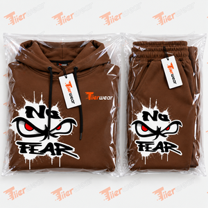 Conjunto de Sudadera con Capucha y Pantalones Deportivos para Hombre, Color Marrón, Algodón, Felpa Francesa, Ropa Deportiva Informal, Diseño Estampado, Ropa Deportiva para Otoño - Product Image 6