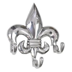 Mirror Polish Coat <b>Hook</b> Towel Cloths <b>Key</b> Holder <b>Wall</b> & Door Mounted Decorative <b>Hooks</b> Floral Style Decoration For Home - Product Image 1