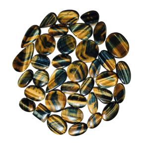 พลอยตาเสือหลากสีธรรมชาติทรงหลวมจำนวนมากสำหรับ - Product Image 3