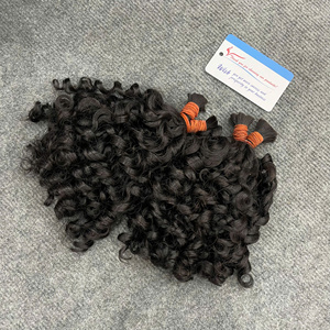 ผมต่อแบบดิบธรรมชาติแบบม้วนเป็นลอน หนาเต็มปลาย สีดำธรรมชาติ สีน้ำตาลธรรมชาติ พร้อมส่ง - Product Image 3