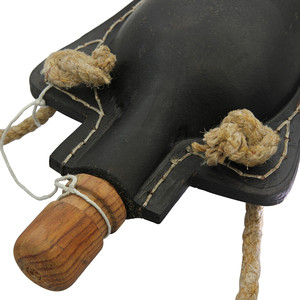 100% Handmade Dark Brown Medieval Leather Bottle Historical Genuine Leather Drinking Canteen for Viking - Product Image 2