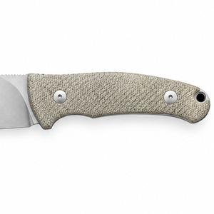 Professional Fixed Blade Hunting Knives with Beige Textured Grip Wide <b>Steel</b> Blade for <b>Outdoor</b> Camping Trail Cutting and Fieldwor - Product Image 6