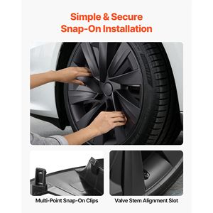 Tapacubos para Tesla Model Y 2025, 19 Pulgadas, Estilo OEM, Juego de 4 Tapas de Rueda, Tamaño R19, Tapas de Repuesto - Product Image 4