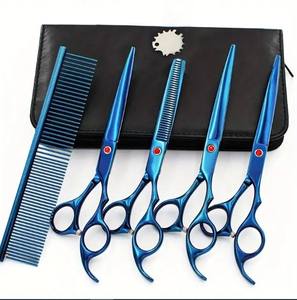 Professional 5 in 1 <b>Dog</b> Grooming <b>Scissors</b> Set Pet Grooming Shears - Product Image 1