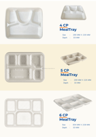 Assiette Rectangulaire en Bagasse Écologique la Plus Vendue – Plateau à Compartiments en Pulpe de Canne à Sucre Durable, Taille Personnalisée, Emballage en Vrac pour Voyage