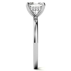 1.25 Carat Cushion Cut Hidden Halo Engagement <b>Ring</b> VVS1 Moissanite Wedding <b>Statement</b> <b>Ring</b> 18K White Gold <b>Ring</b> - Product Image 5