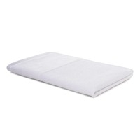 Serviette de Bain Blanche en Coton Pur 550 GSM, Douce, Épaisse et Très Absorbante, Qualité Hôtelière et Spa, Vente Directe Usine