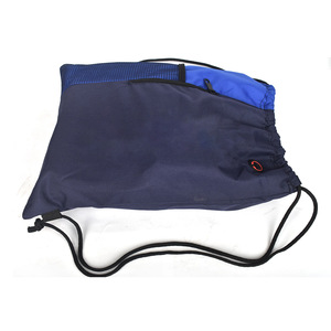 2026 <b>Drawstring</b> Gym Bag with Zipper Pocket Lightweight Cordura Sports <b>Backpack</b> for Gym Swim & Training 42x33 cm 2026 - Product Image 3