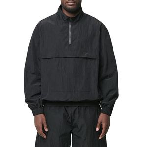<b>Men's</b> Lightweight <b>Pullover</b> Windbreaker <b>Jacket</b> and Shorts Set Half Zip Outdoor Training Activewear Bulk MOQ Production - Product Image 2