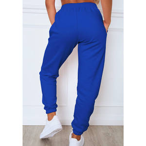Pantalon de jogging d'hiver pour femme, personnalisé, de haute qualité, durable, anti-rétrécissement, uni, décontracté, 100% coton, taille haute - Product Image 4