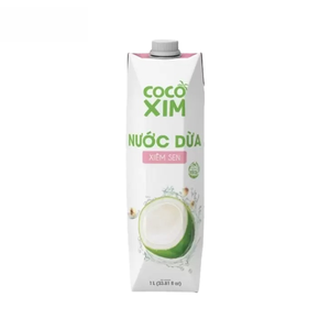 Agua de Coco Cocoxim con Sabor a Semilla de Loto, 1L, Bebida Tropical Natural, Precio Competitivo, Venta al Por Mayor, Exportación - Product Image 1