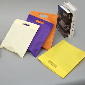 Custom Non Woven Shopping <b>Bags</b> With Die Cut Handle <b>Large</b> Size For Advertising Your Logo Print - Product Image 4