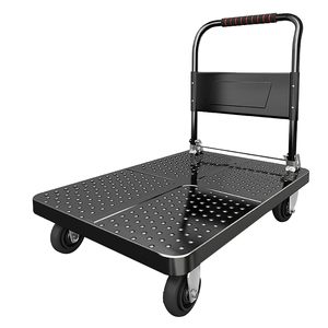 Durable Steel <b>Platform</b> <b>Trolley</b> for Logistics & Warehouse - Product Image 3